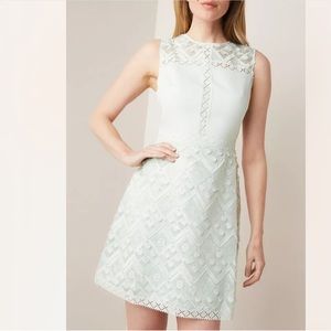Ted Baker London embroidered geo lace dress